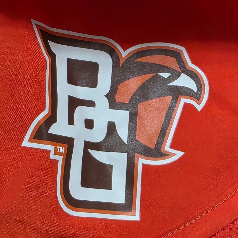 Nike Women Medium Running Shorts Orange BGSU Falcons Dri-FIT Athletic Track